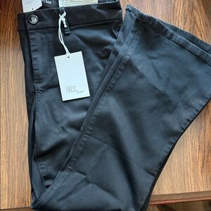 1822 Denim high rise slim boot Black Trousers